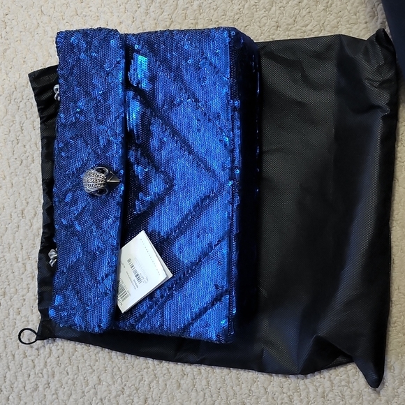 NWT - Kurt Geiger Kensington Bag in blue - Picture 1 of 13